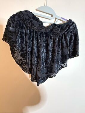 Black pajama SHORTS